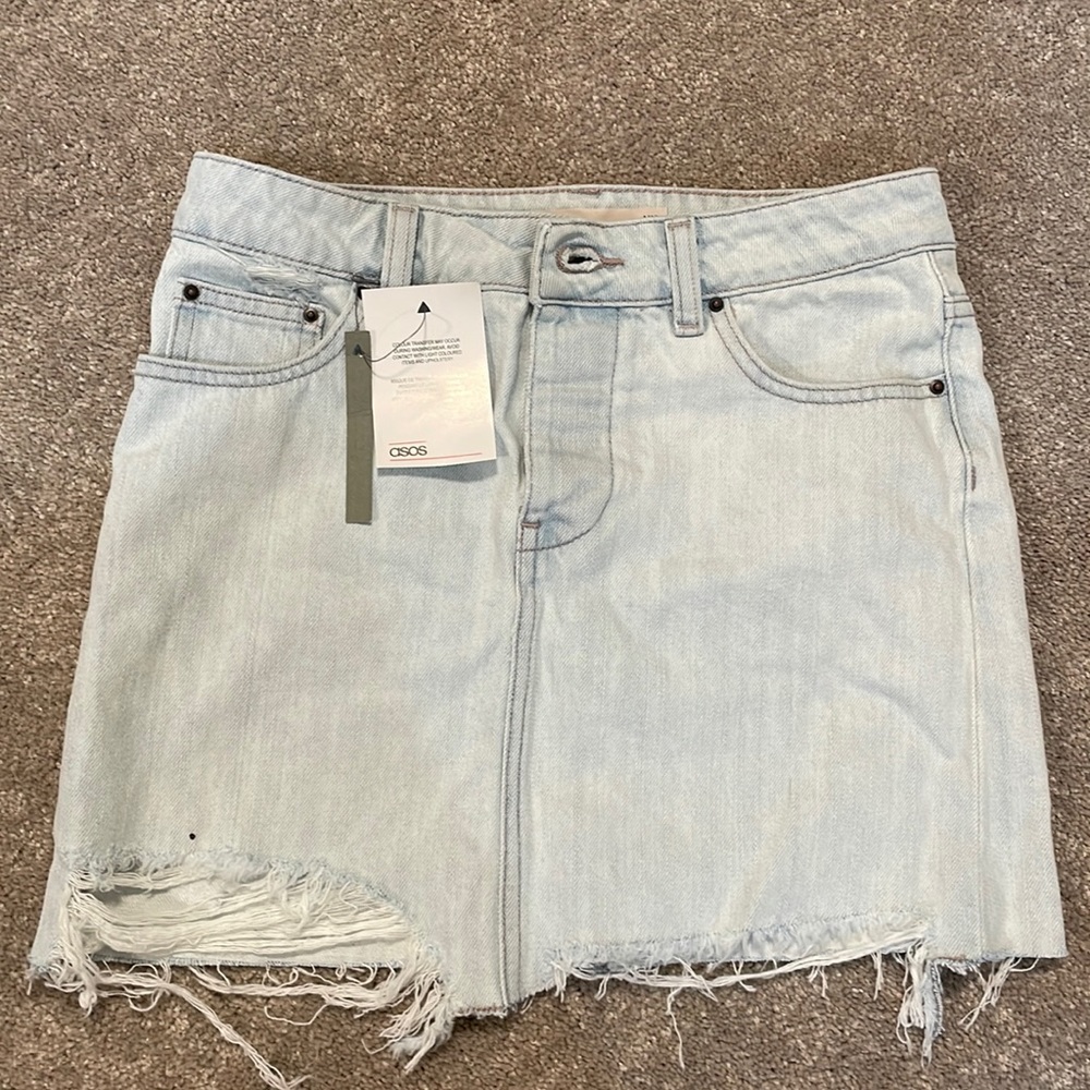 ASOS denim skirt